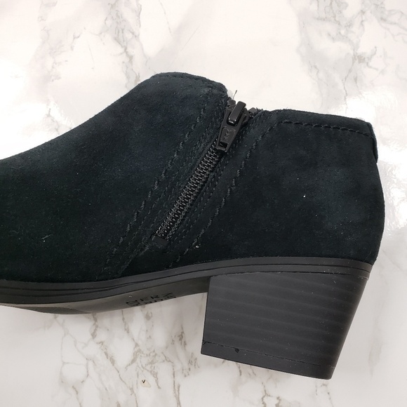Naturalizer Zarie Black Suede Ankle Bootie - Picture 4 of 8